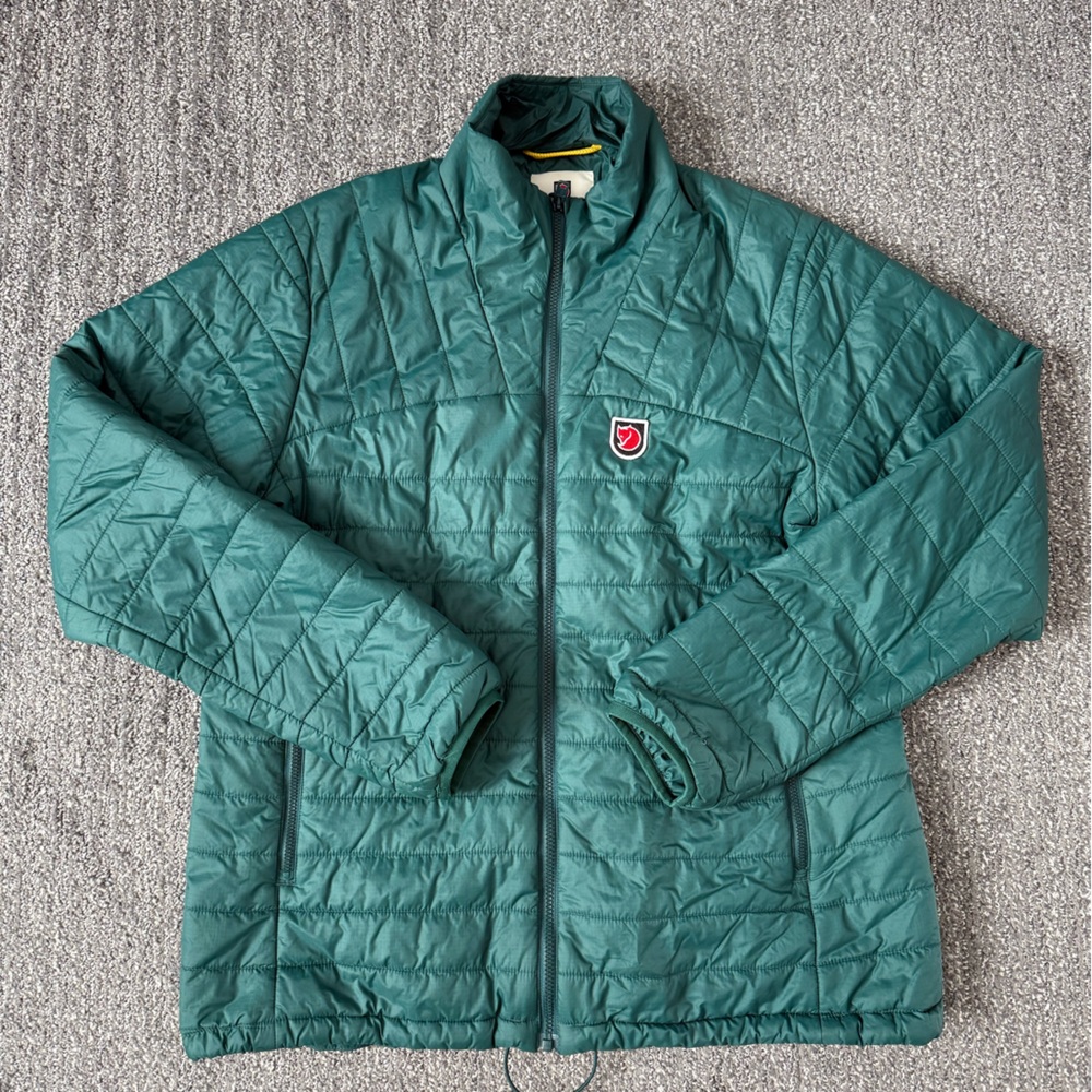 Fjallraven women’s large expedition x-lätt jacket arctic green synthetic down